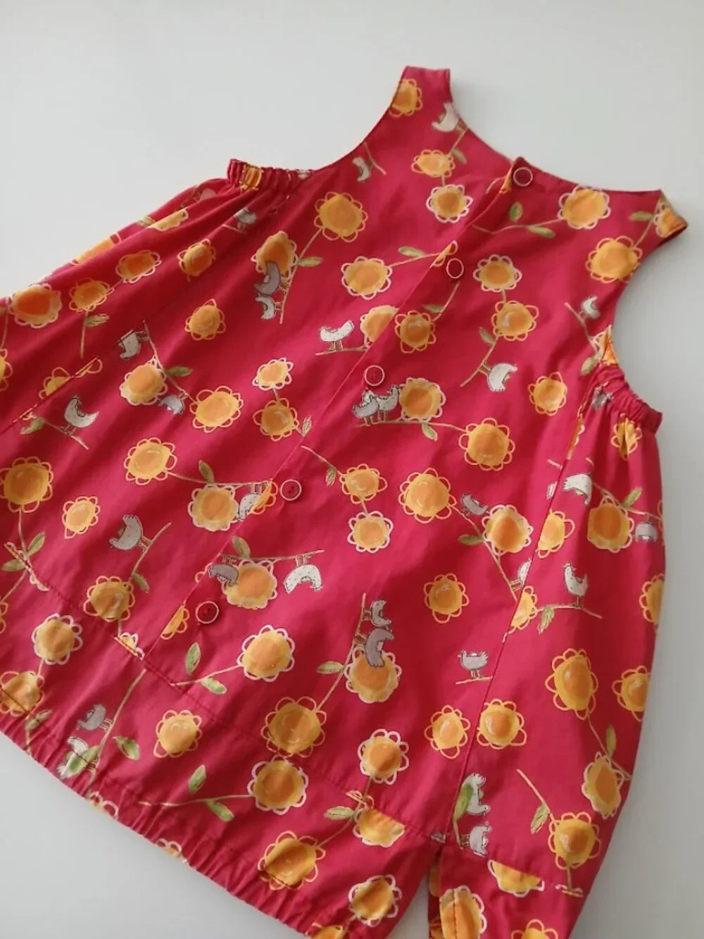 Catimini Baby Ballon Cotton Floral Dress - 2T